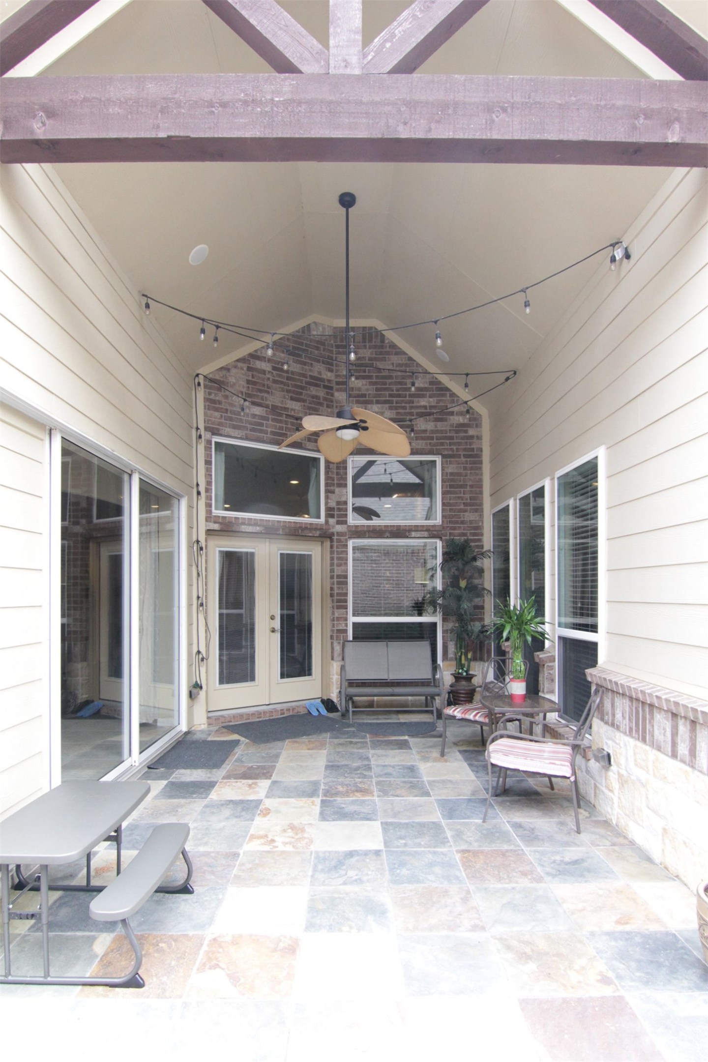 1423 Ralston Branch Way Sugar Land, TX 77479 - Photo 34 of 43 wood beams over covered back patio