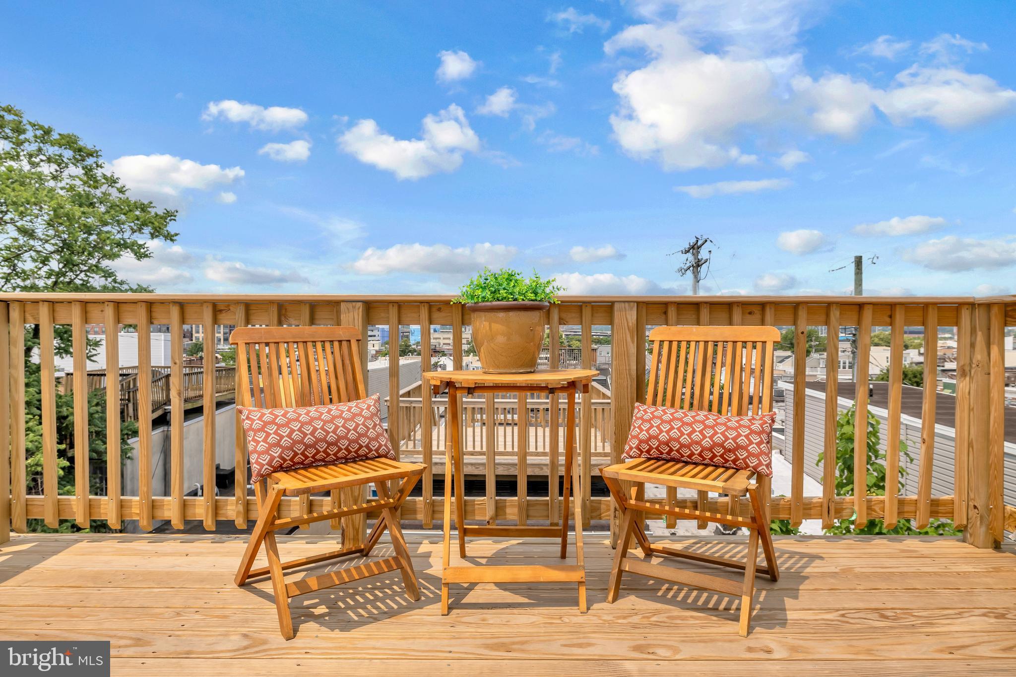 1710 Light Street Baltimore, MD 21230 - Photo 48 of 59 a view of a balcony with chairs