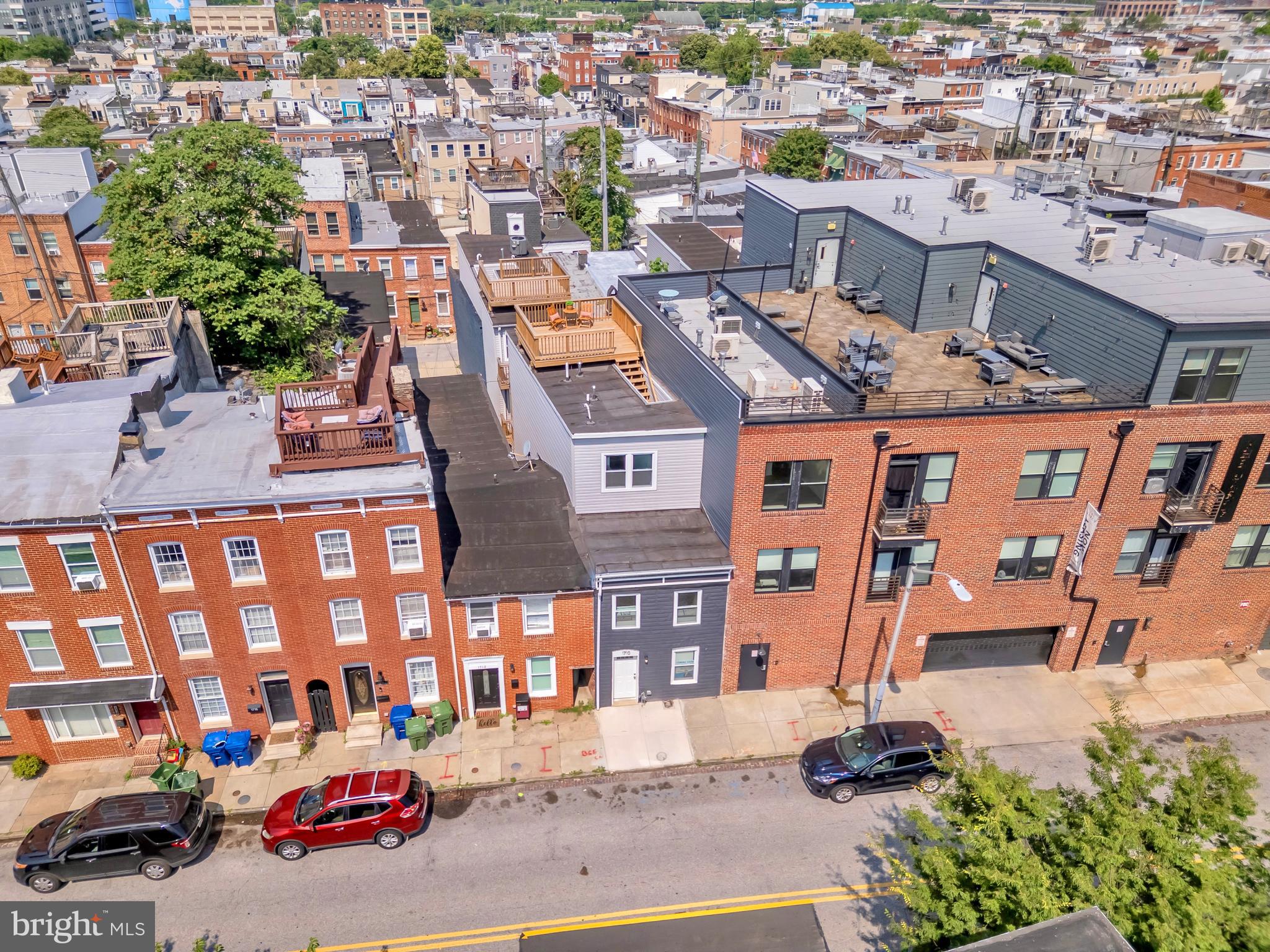 1710 Light Street Baltimore, MD 21230 - Photo 6 of 59 an aerial view of a building with parking space