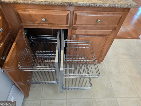 a close view of washer and dryer