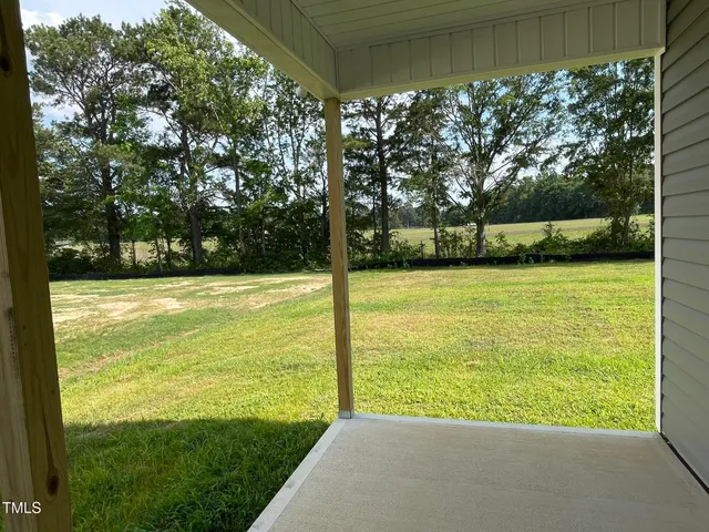 a view of a swimming pool and outdoor space