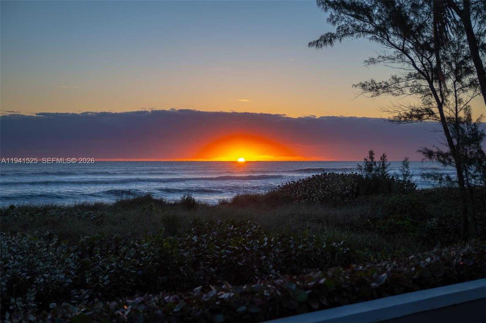 21 South Beach Road Jupiter Island, FL 33455 - Photo 42 of 45 a view of sunset and yard