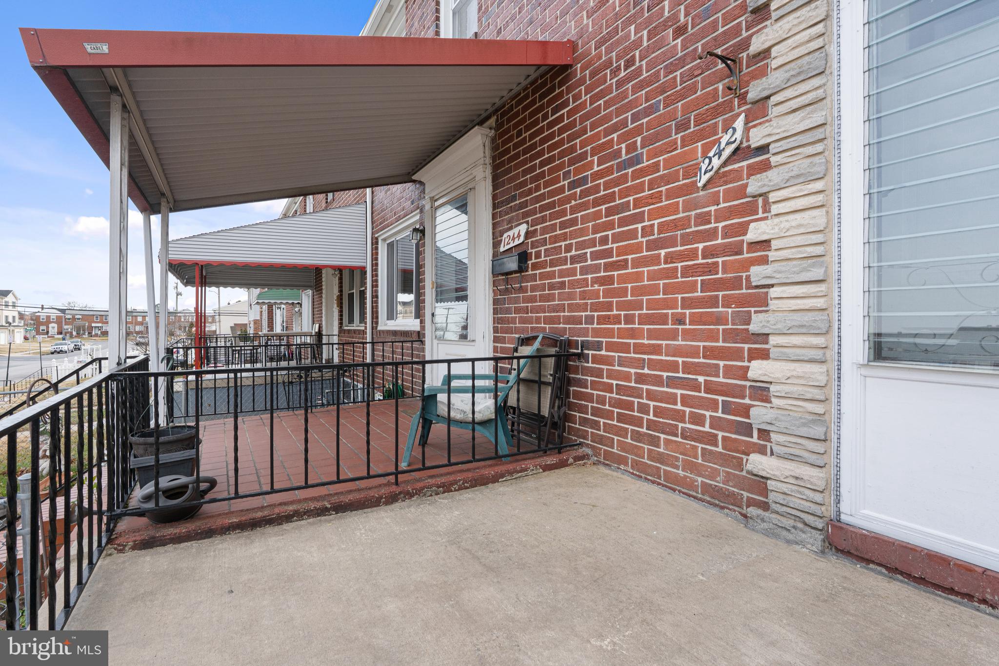 1242 Delbert Avenue Baltimore, MD 21222 - Photo 23 of 34 a view of a balcony with door