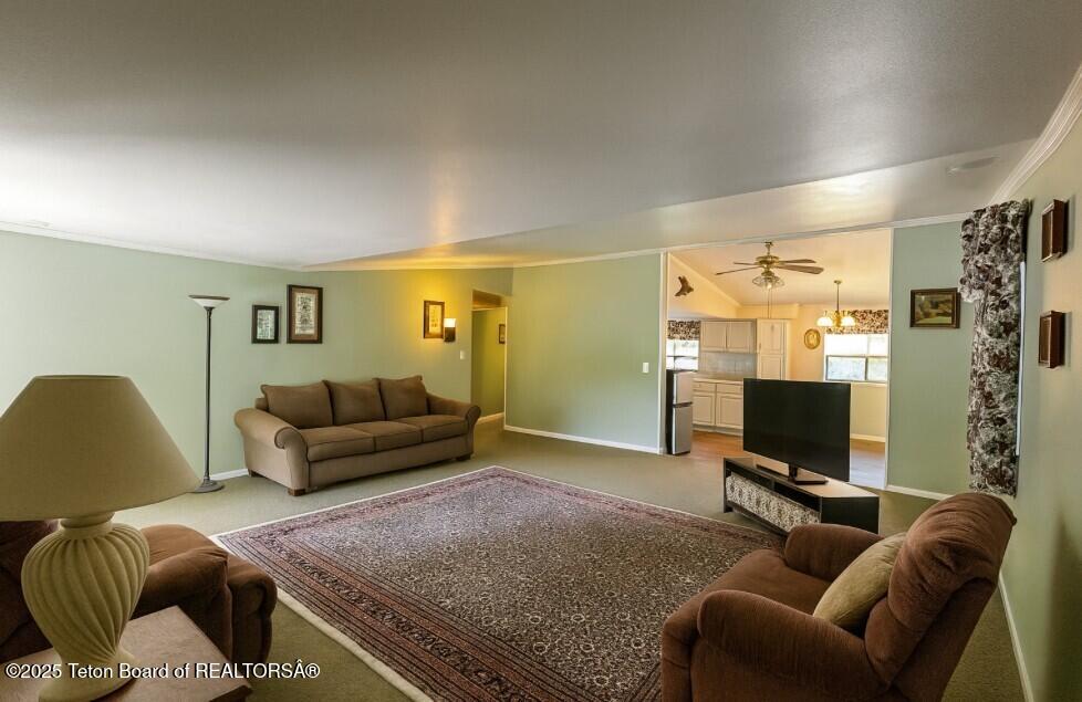 1610 J-W Drive Jackson, WY 83001 - Photo 16 of 42 living room to kitchen with ai