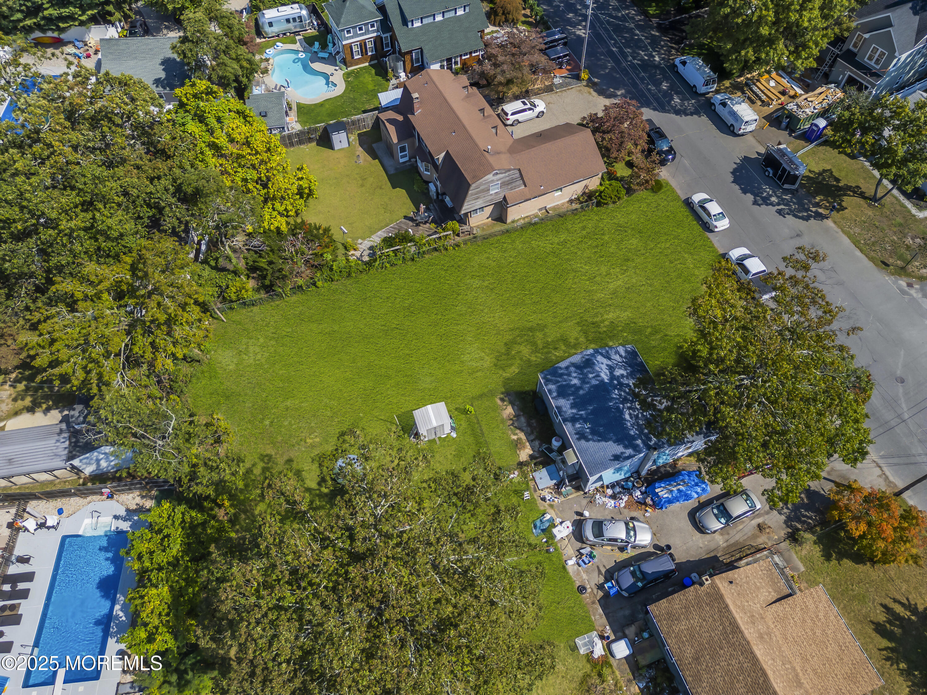 505 Curtis Avenue Point Pleasant, NJ 08742 - Photo 11 of 11 an aerial view of a house with a garden