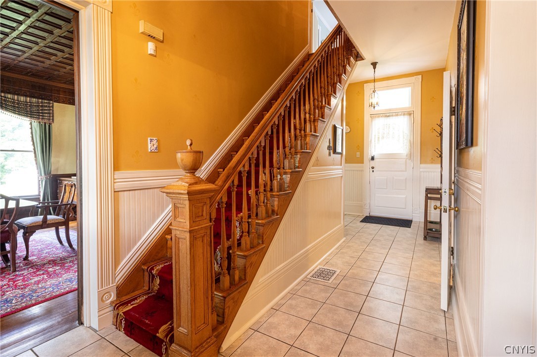 1 County Rte 10 Schroeppel, NY 13132 - Photo 21 of 49 Side Entry Hallway with Back Staircase