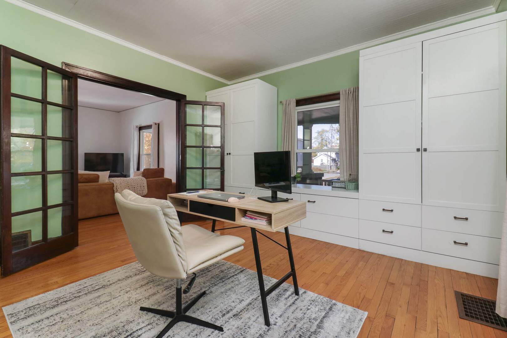 601 East Grove Street Bloomington, IL 61701 - Photo 4 of 42 a view of a workspace with furniture