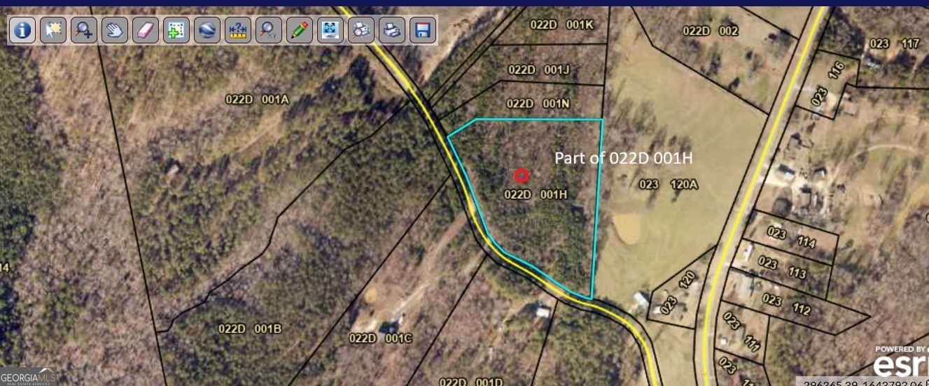 915 West Leatherwood Road Toccoa, GA 30577 - Photo 3 of 3 a bathroom with a shower curtain and a tree