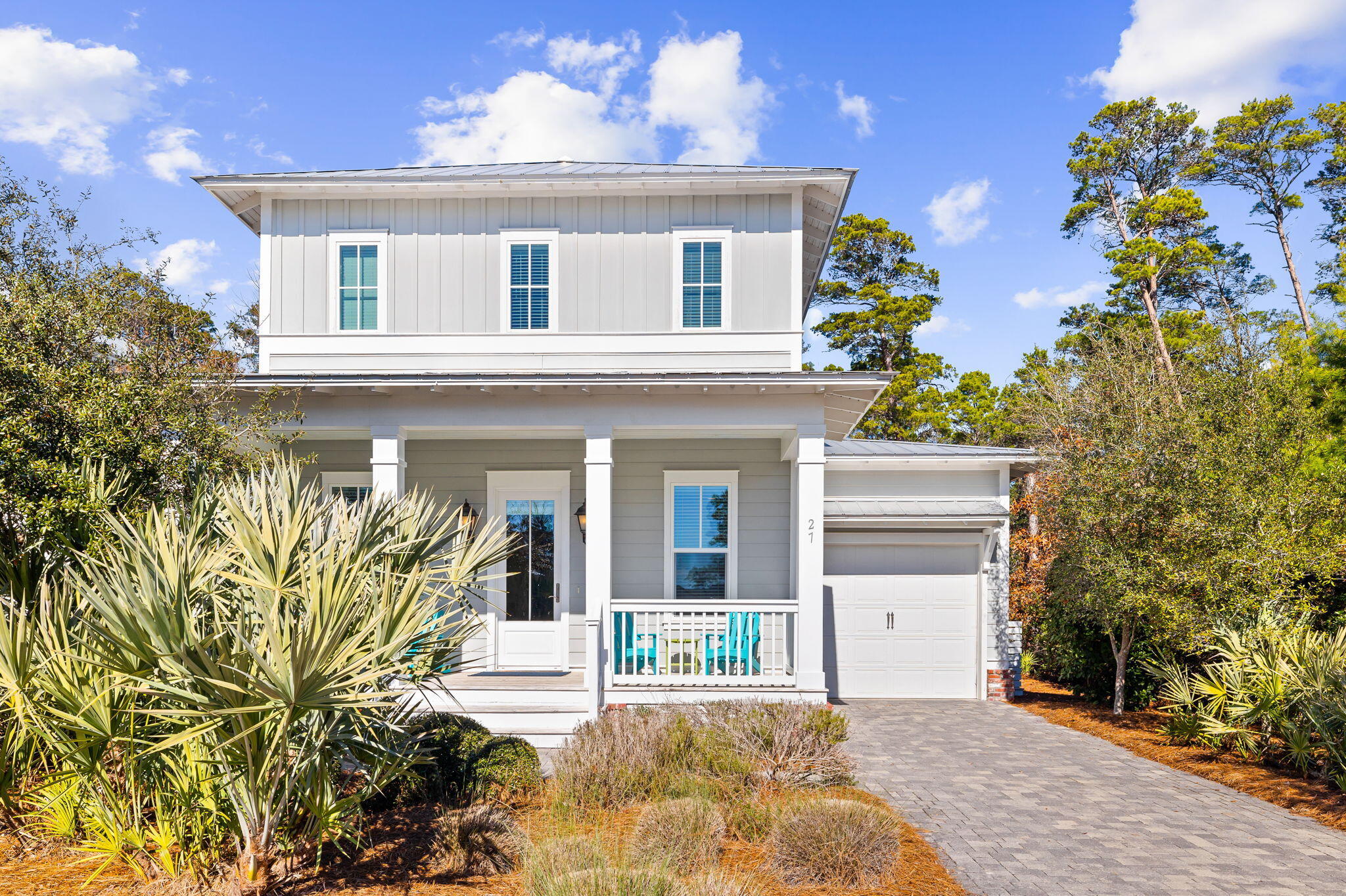 27 Matt's Way Santa Rosa Beach, FL 32459 - Photo 13 of 67 a front view of a house with a yard
