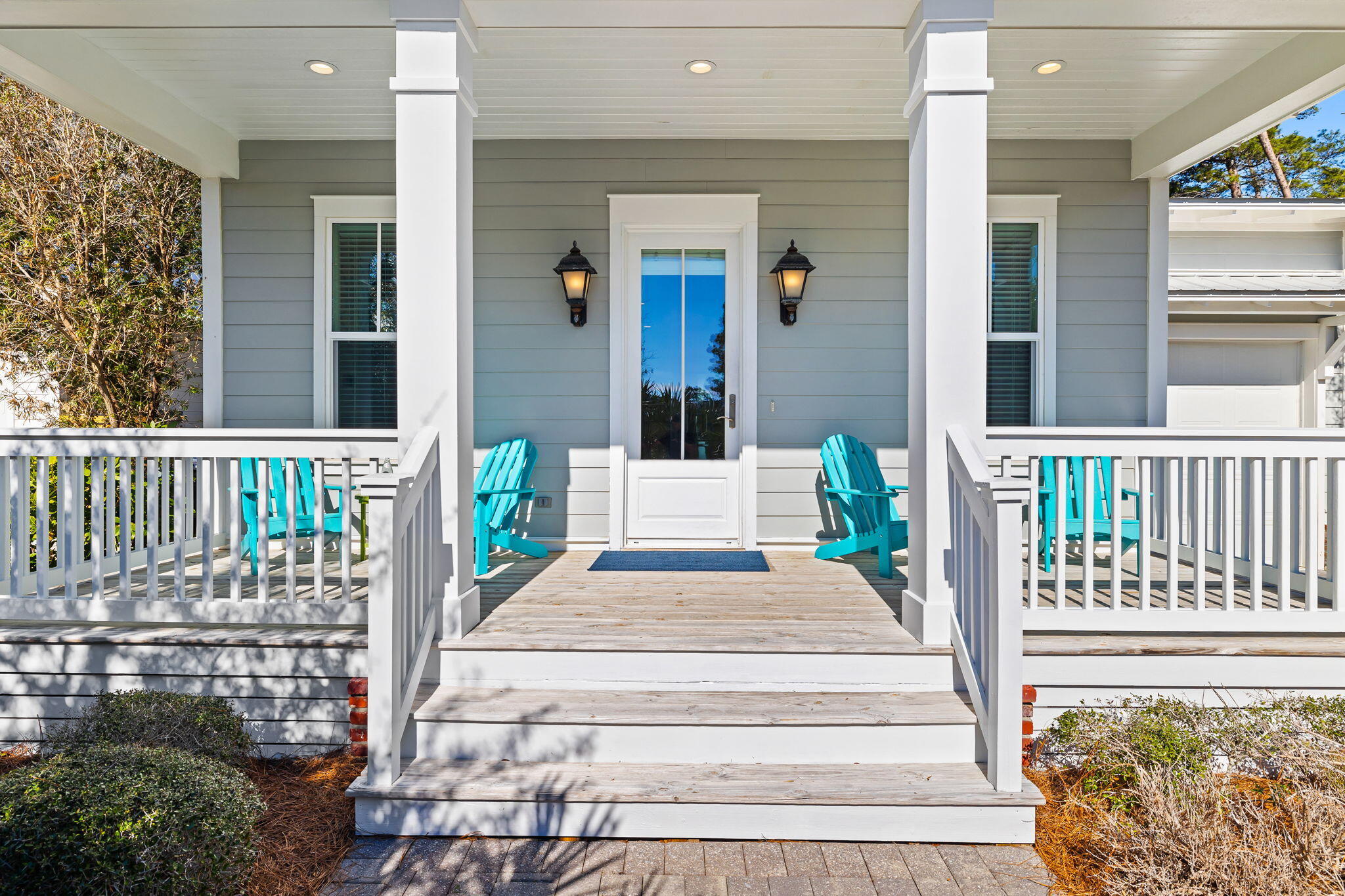 27 Matt's Way Santa Rosa Beach, FL 32459 - Photo 15 of 67 a front view of a house with a small yard