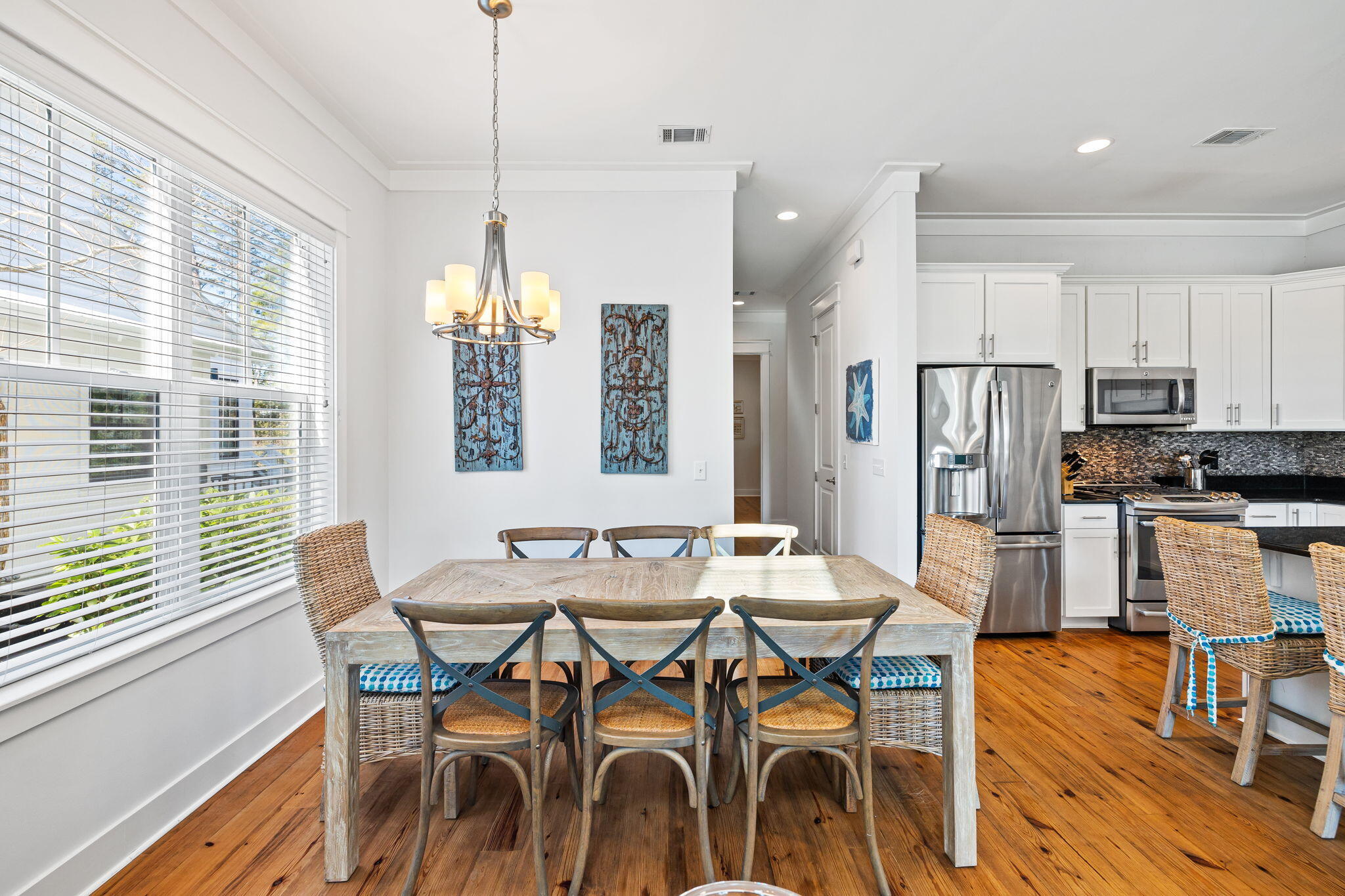 27 Matt's Way Santa Rosa Beach, FL 32459 - Photo 32 of 67 a view of a dining room with furniture and wooden floor