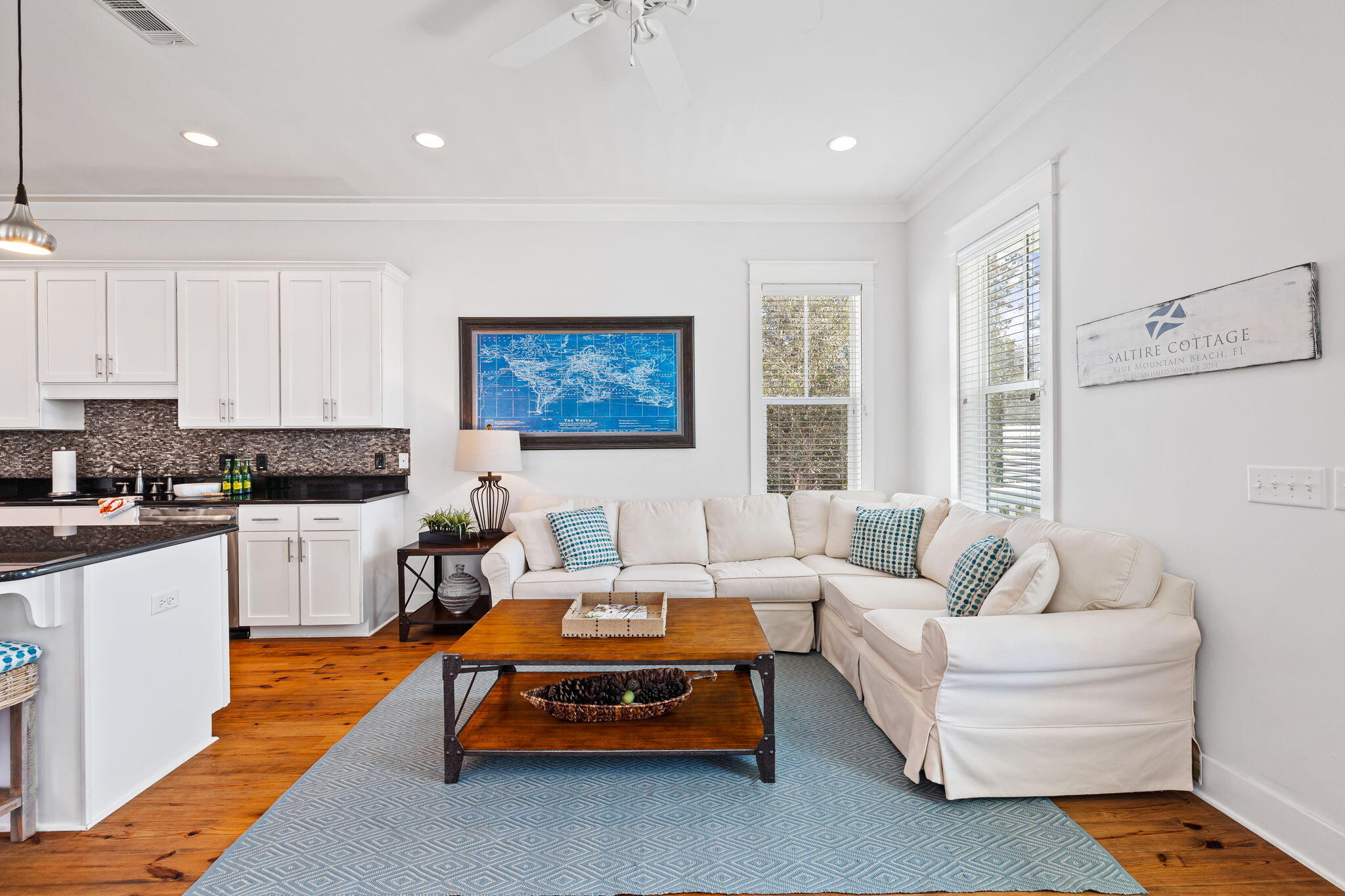 27 Matt's Way Santa Rosa Beach, FL 32459 - Photo 8 of 67 a living room with furniture and a kitchen view