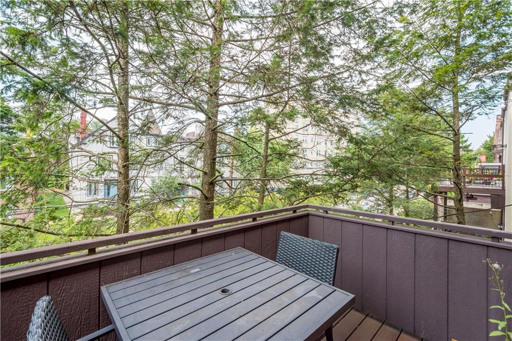 5922 Howe Street, Unit 204 Pittsburgh, PA 15232 - Photo 26 of 42 Step outside to your own private outdoor space, a rare bonus for urban condo living.