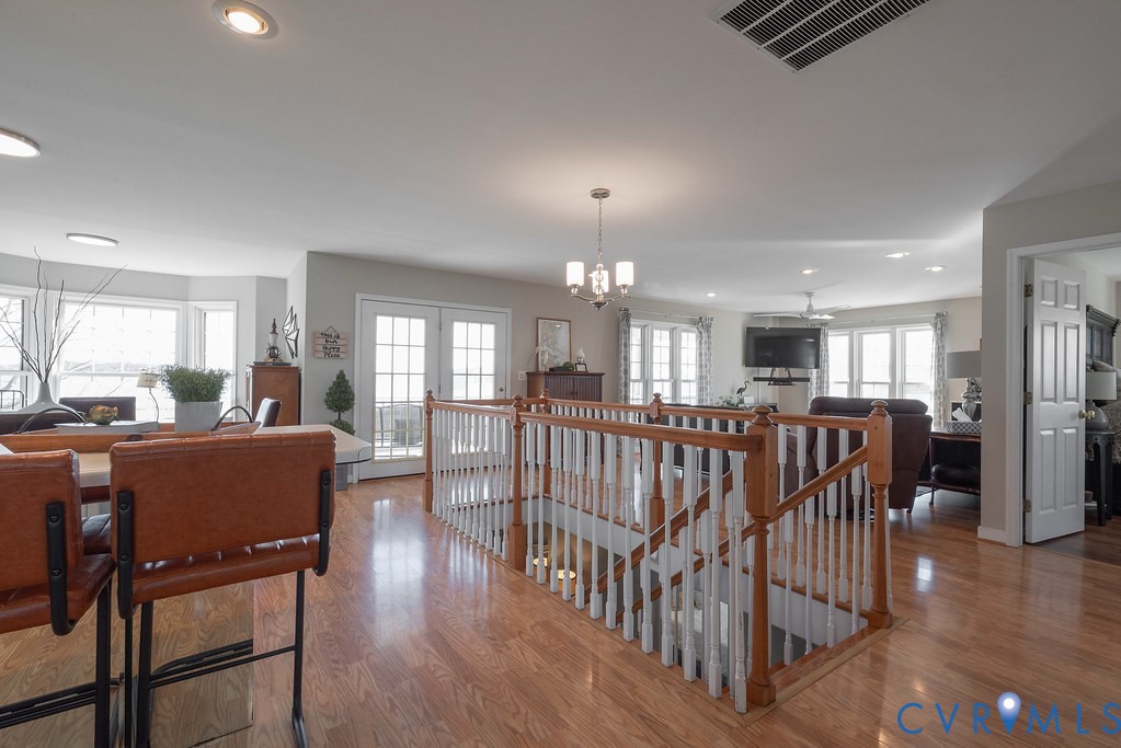 6608 Morattico Road Lancaster, VA 22503 - Photo 19 of 38 From the kitchen looking into living room and dini