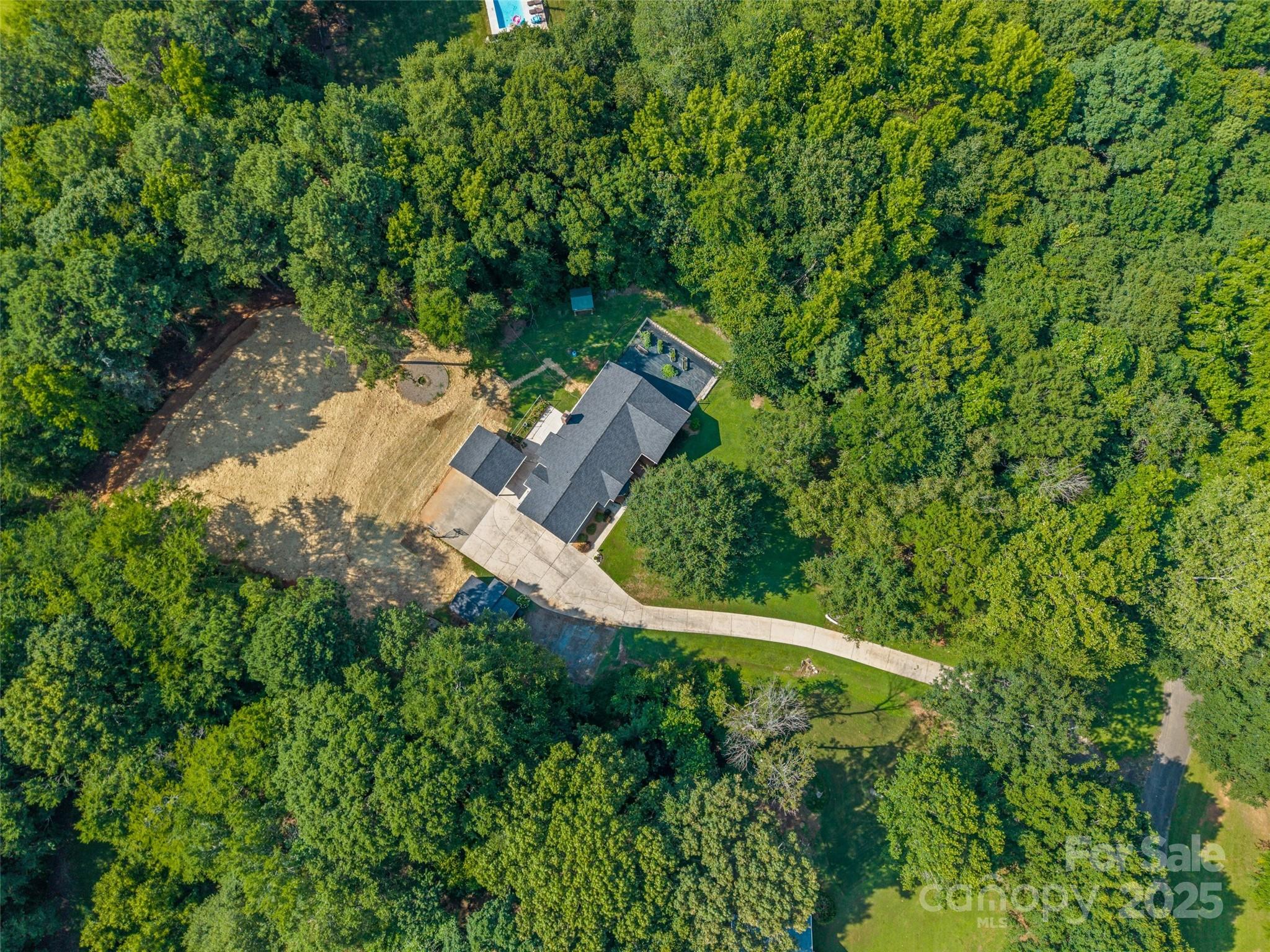 229 Campsite Road Rock Hill, SC 29732 - Photo 41 of 45 an aerial view of a house with a yard basket ball court and outdoor seating