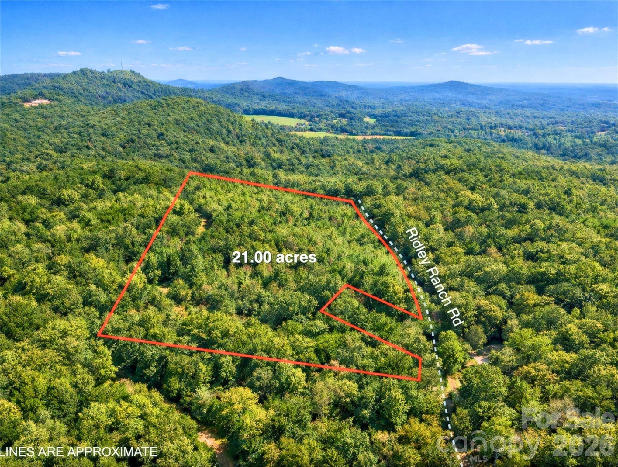00 Ridley Ranch Road, Unit LOT 2 Hiddenite, NC 28636 - Photo 13 of 23 a view of a lush green outdoor space with a lake view and mountain view