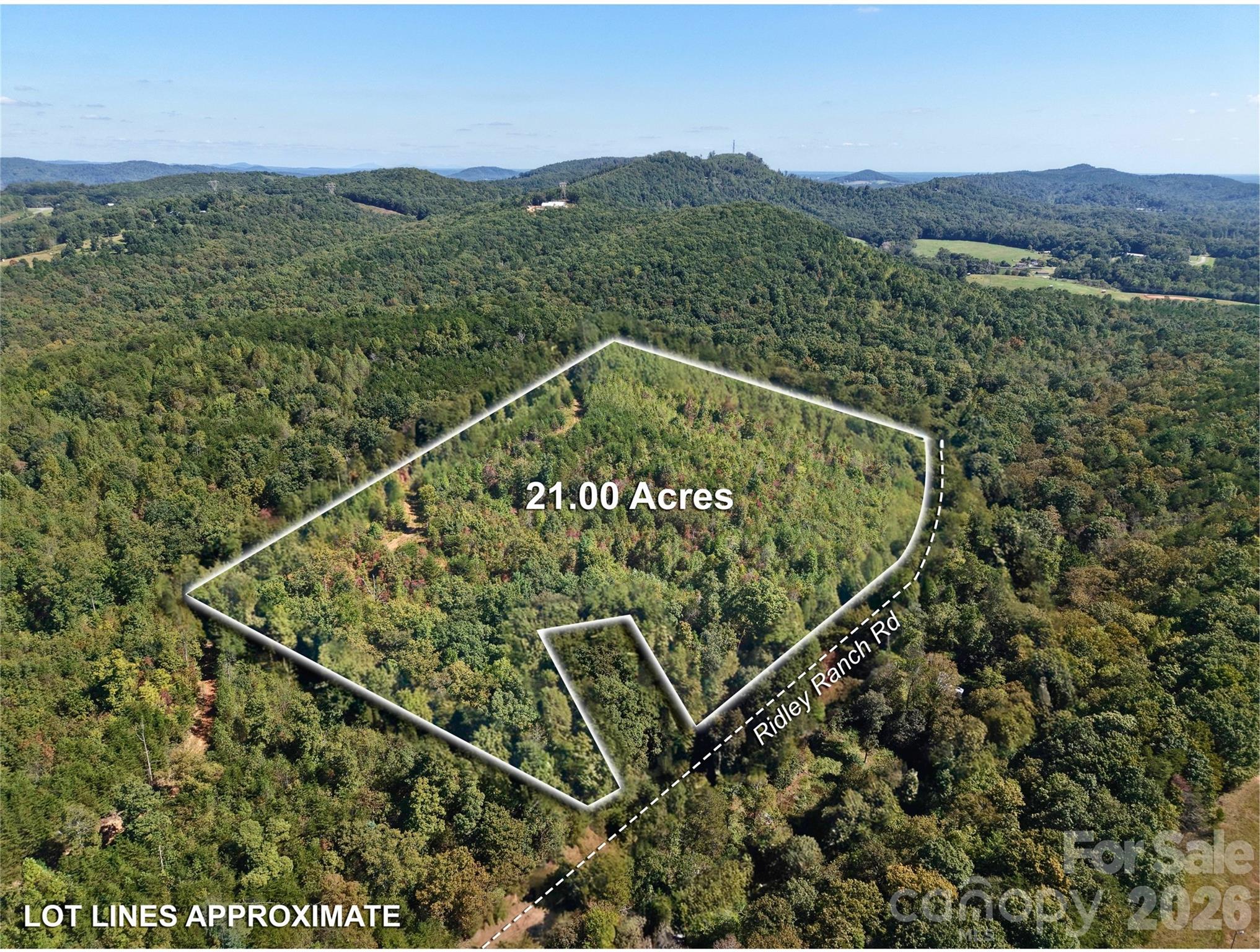 00 Ridley Ranch Road, Unit LOT 2 Hiddenite, NC 28636 - Photo 20 of 23 a view of a mountain from a balcony