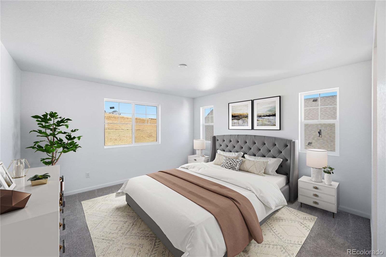 39803 Penn Road Elizabeth, CO 80107 - Photo 5 of 43 a bedroom with a bed and a couch