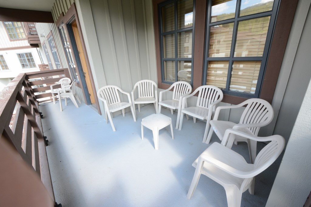 910 Copper Road, Unit 505 Frisco, CO 80443 - Photo 20 of 25 Nice large south facing balcony for soaking in the views & SUN!