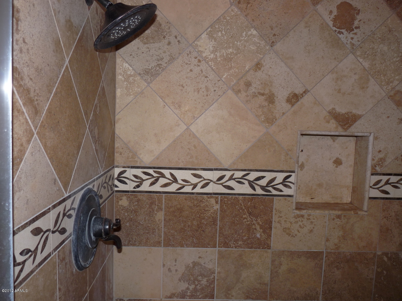 747 South Ext Road, Unit 102 Mesa, AZ 85210 - Photo 11 of 15 Natural stone work in shower