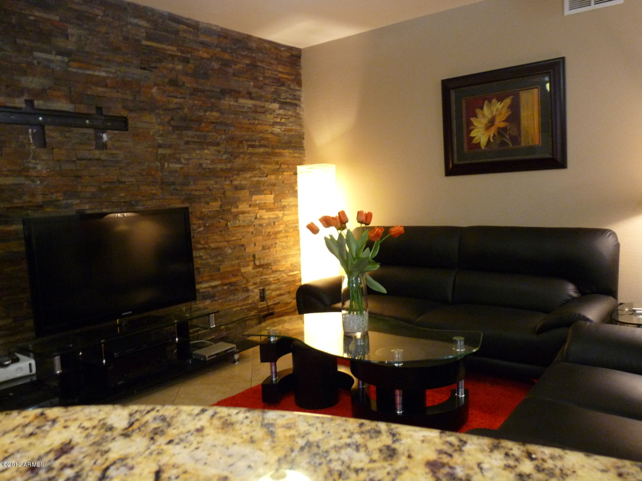 747 South Ext Road, Unit 102 Mesa, AZ 85210 - Photo 7 of 15 Ledge stone wall
