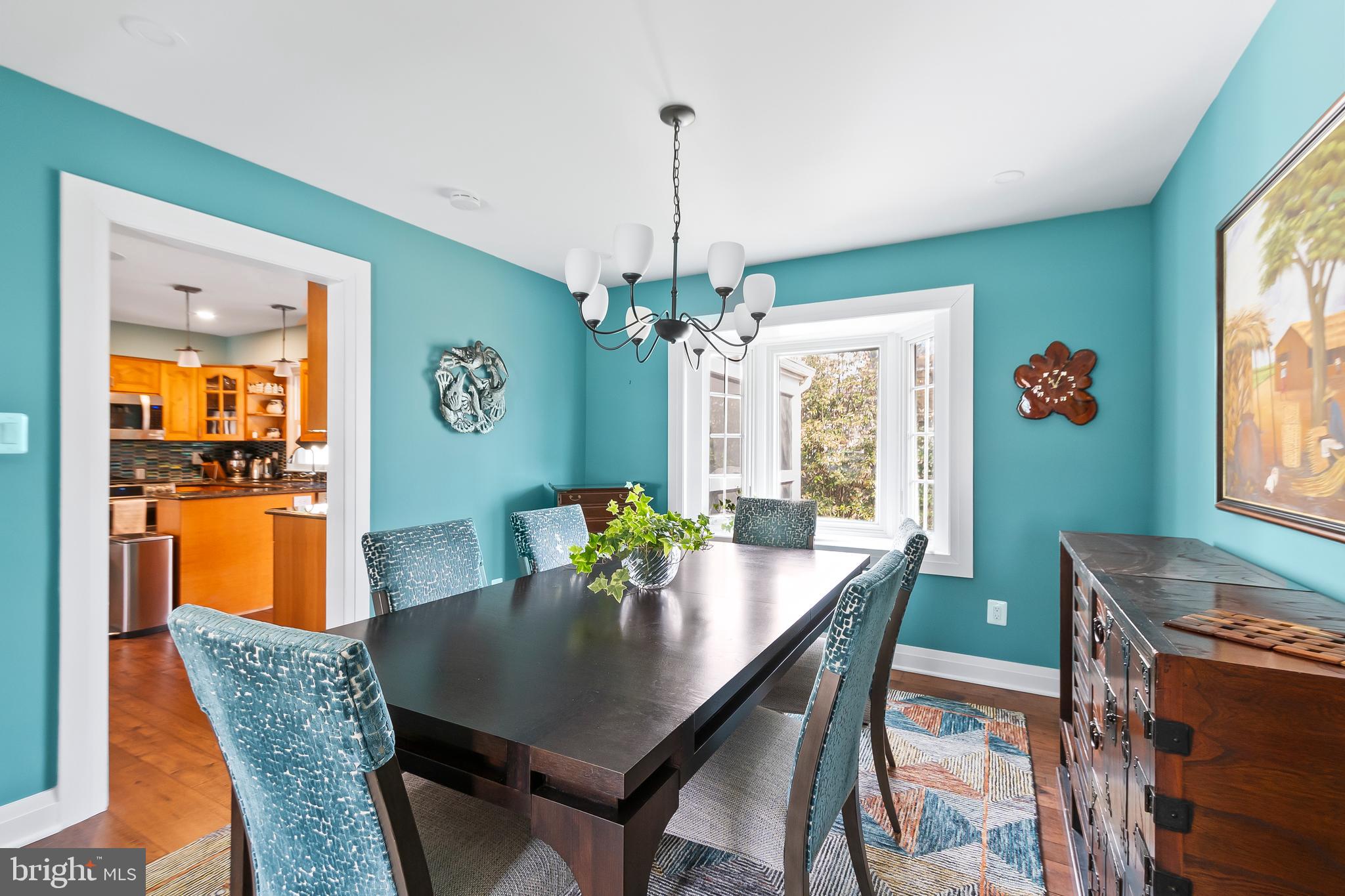 8816 Arley Drive Springfield, VA 22153 - Photo 11 of 59 a dining room with furniture a chandelier and window