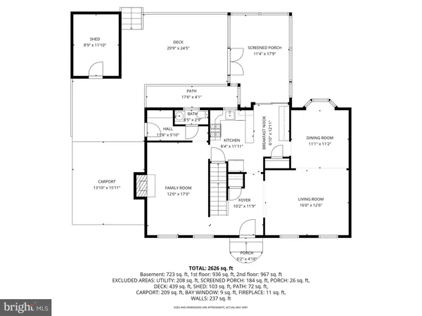 $850,000 | 8816 Arley Drive, Springfield, VA 22153