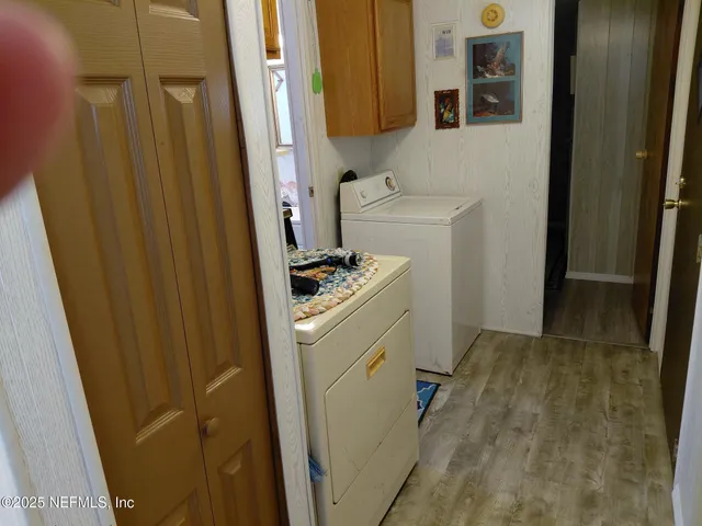 a room with storage and utility