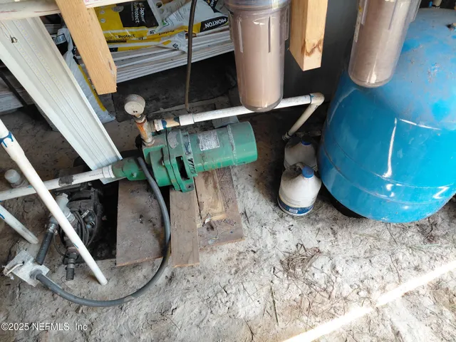 a view of water heater room