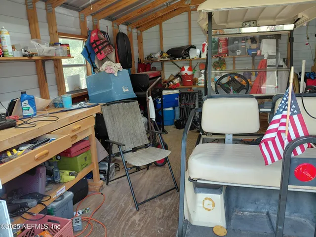 a view of storage and utility room