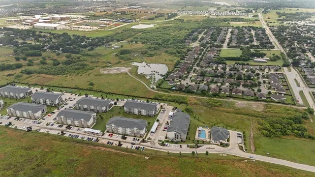 a view of a city with ocean view