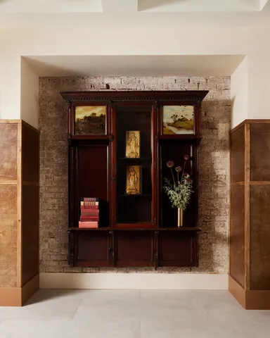 a front view of a house with shower