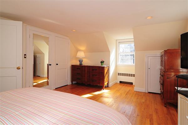 1 Alba Road Wellesley, MA 02481 - Photo 11 of 18 a bedroom with a bed and wooden floor