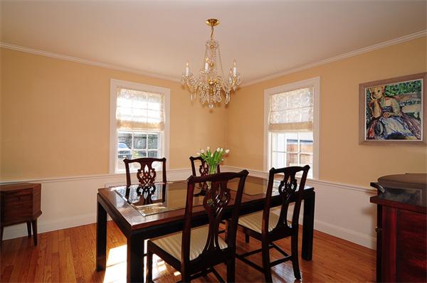 1 Alba Road Wellesley, MA 02481 - Photo 4 of 18 a view of a dining room with furniture window and wooden floor