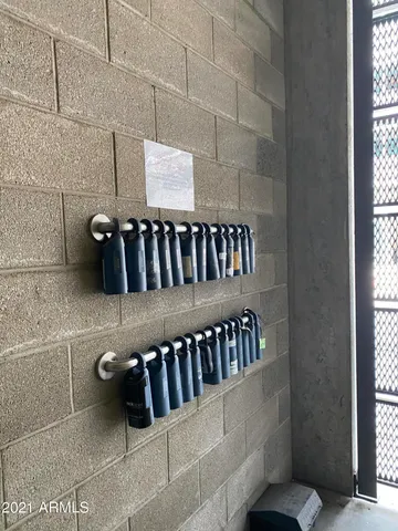 a view of a bathtub in a bathroom
