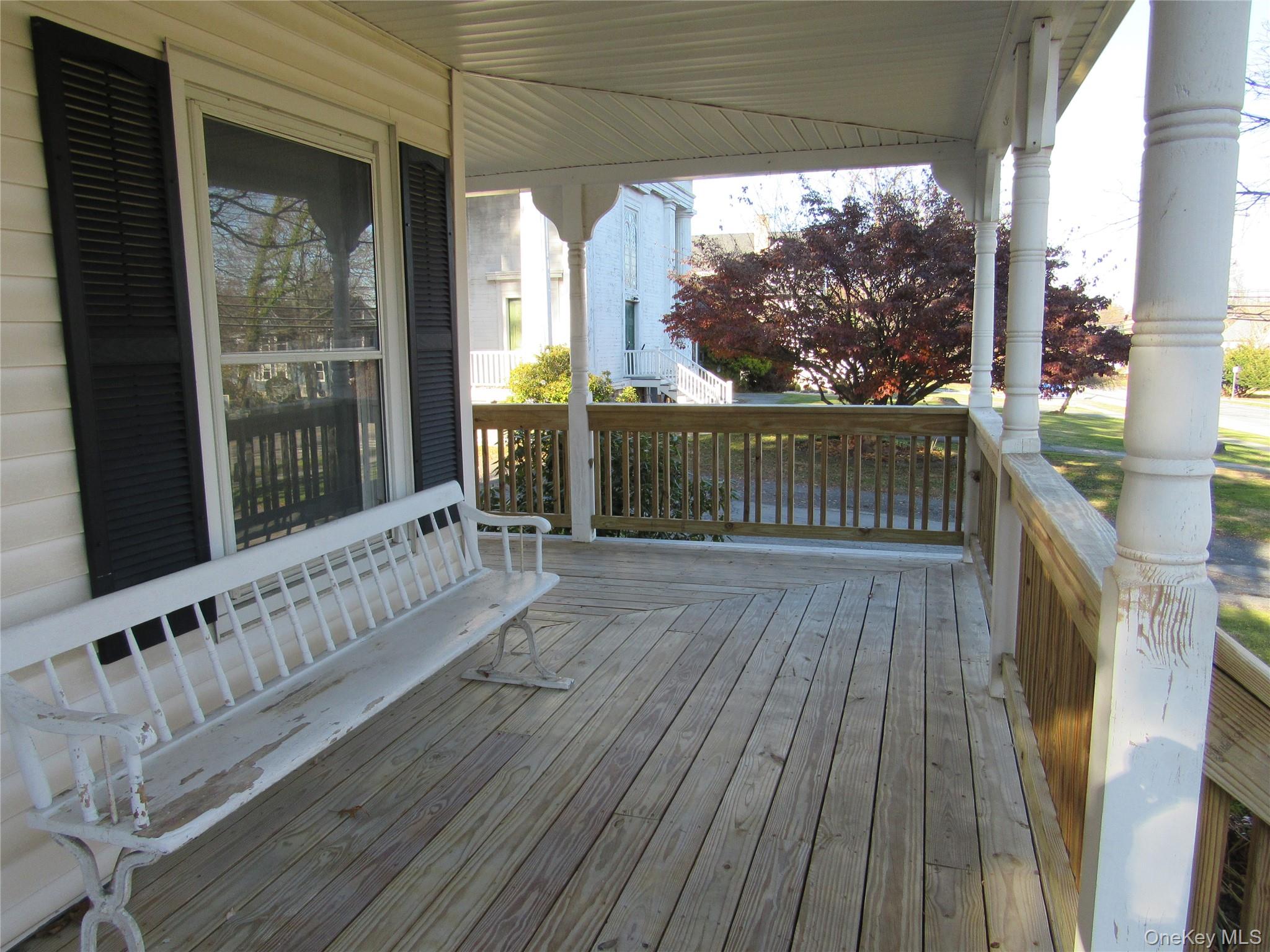 98 Main Street Chester, NY 10918 - Photo 4 of 29 a view of deck with flat screen tv