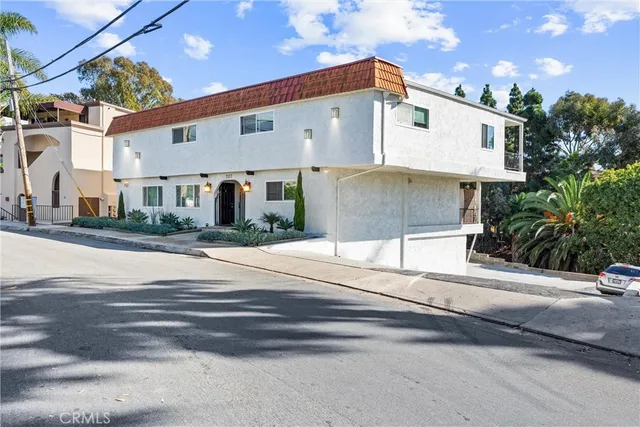 a house with a outdoor space
