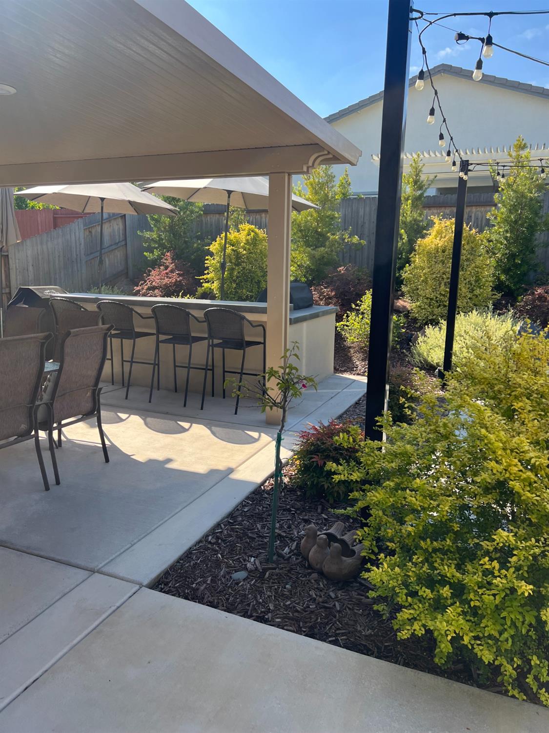 720 Riley Way Lincoln, CA 95648 - Photo 4 of 35 a view of a backyard with a sitting area
