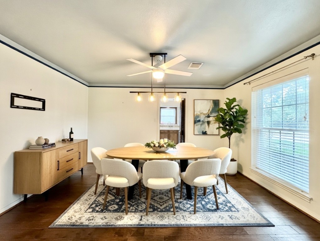 7914 Candle Lane Houston, TX 77071 - Photo 35 of 44 a view of a dining room with furniture and wooden floor