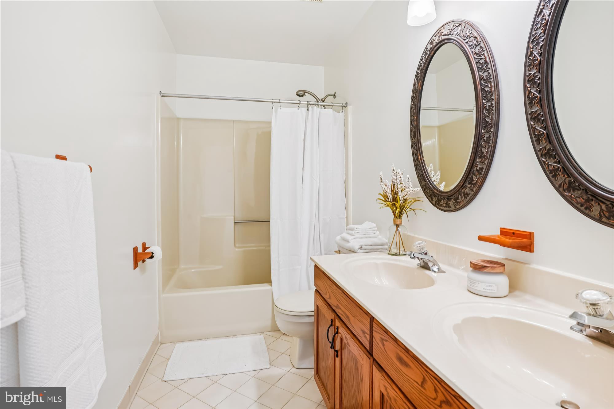 7951 D Olivers Shop Road La Plata, MD 20646 - Photo 24 of 32 Stylish Hall Bathroom With Dual Vanities