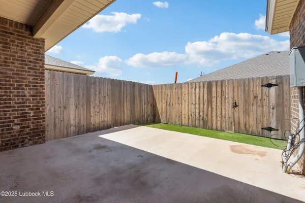 a backyard of a house