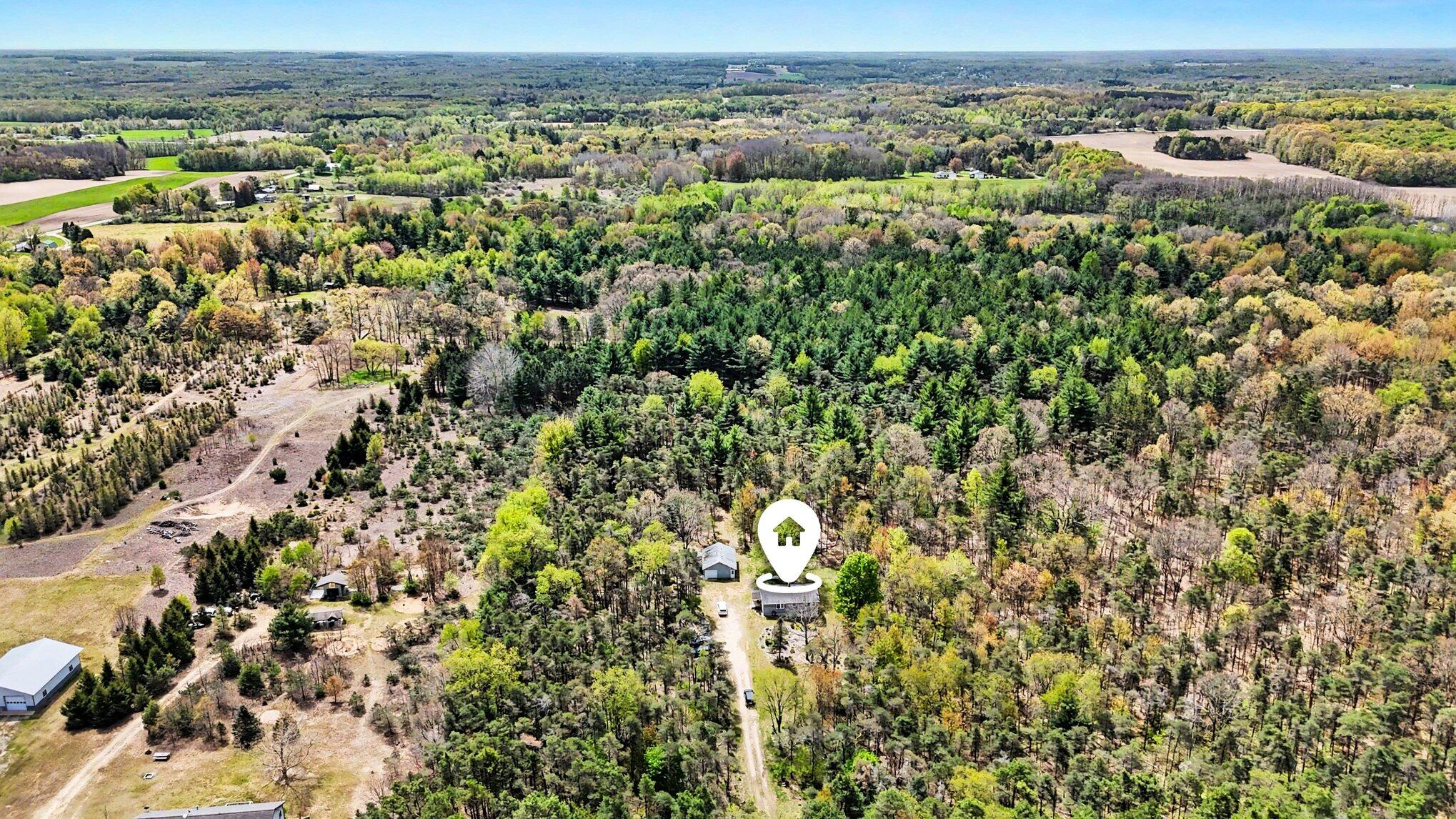 9070 4 Mile Road Hesperia, MI 49421 - Photo 4 of 19 House offers 10 beautiful acres