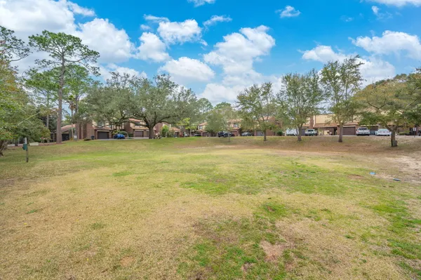 a view of a lake with houses