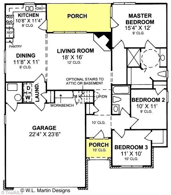 122 Yount Road Eden, NC 27288 - Photo 3 of 3 Floor plan not including bonus room