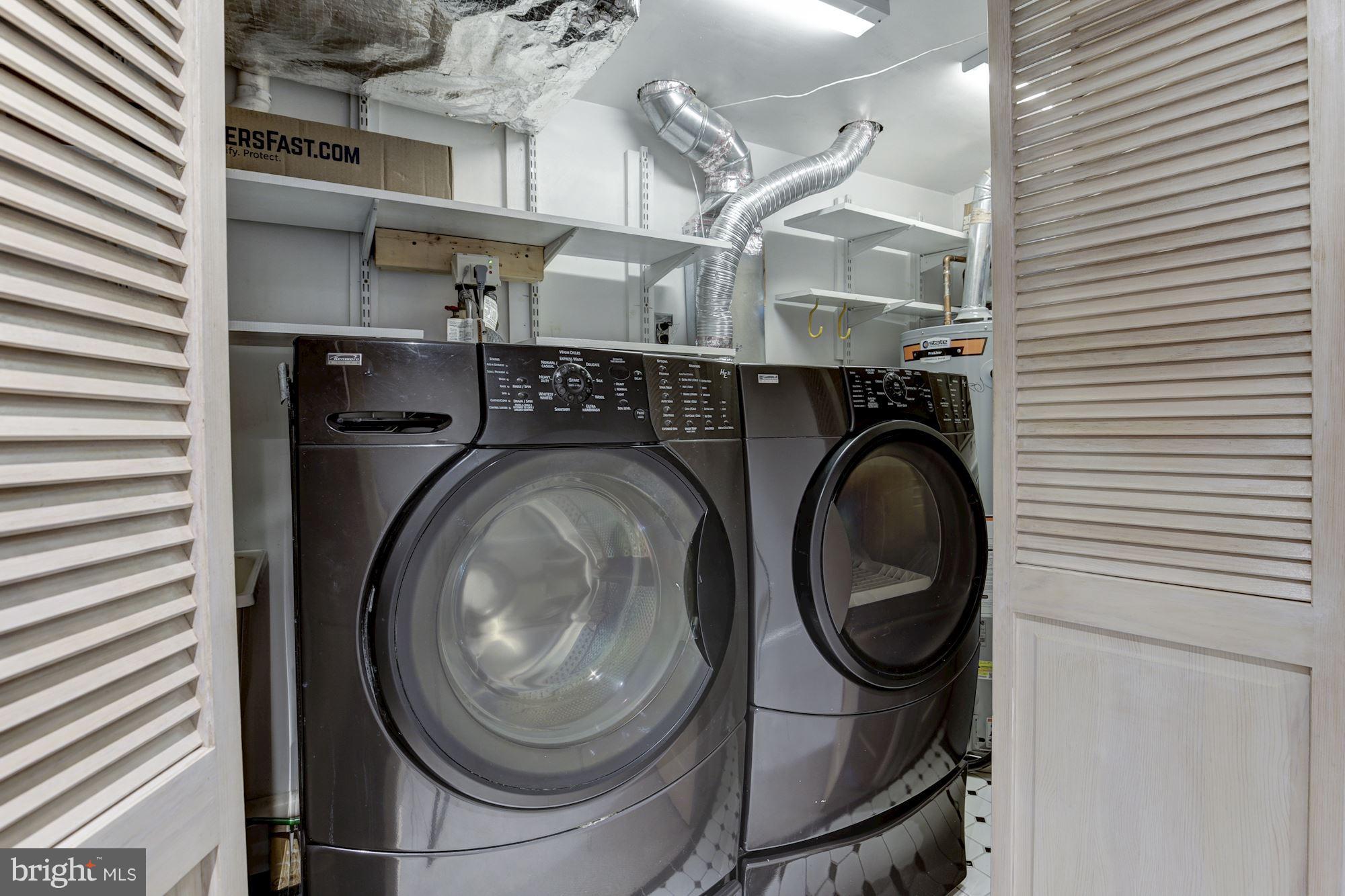 427 Ridge Street Northwest Washington, DC 20001 - Photo 15 of 18 Full size w/d on 2nd Floor includes Laundry Sink