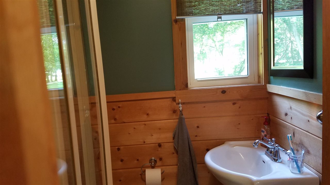 2804 South Brooks Island Road Oregon, IL 61061 - Photo 9 of 19 a bathroom with a sink a window and a shower