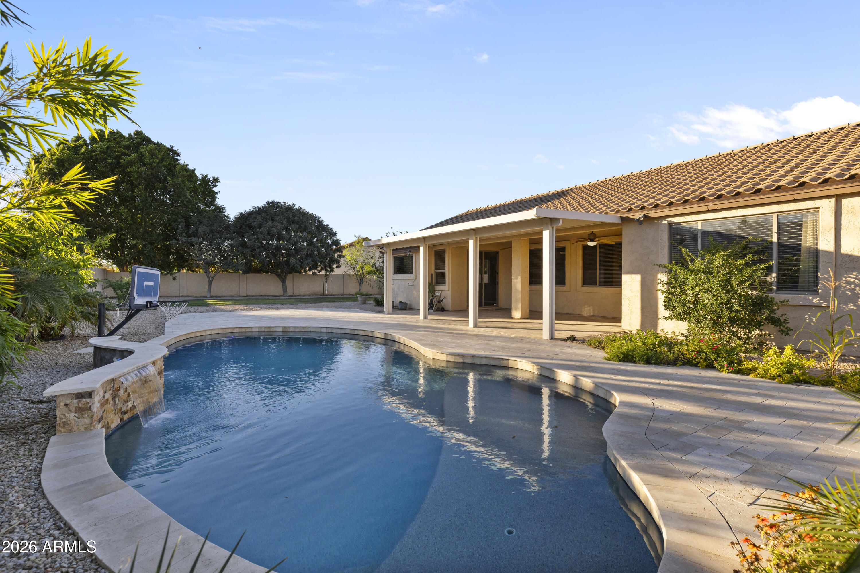 2519 East Rawhide Street Gilbert, AZ 85296 - Photo 17 of 35 a view of a house with pool