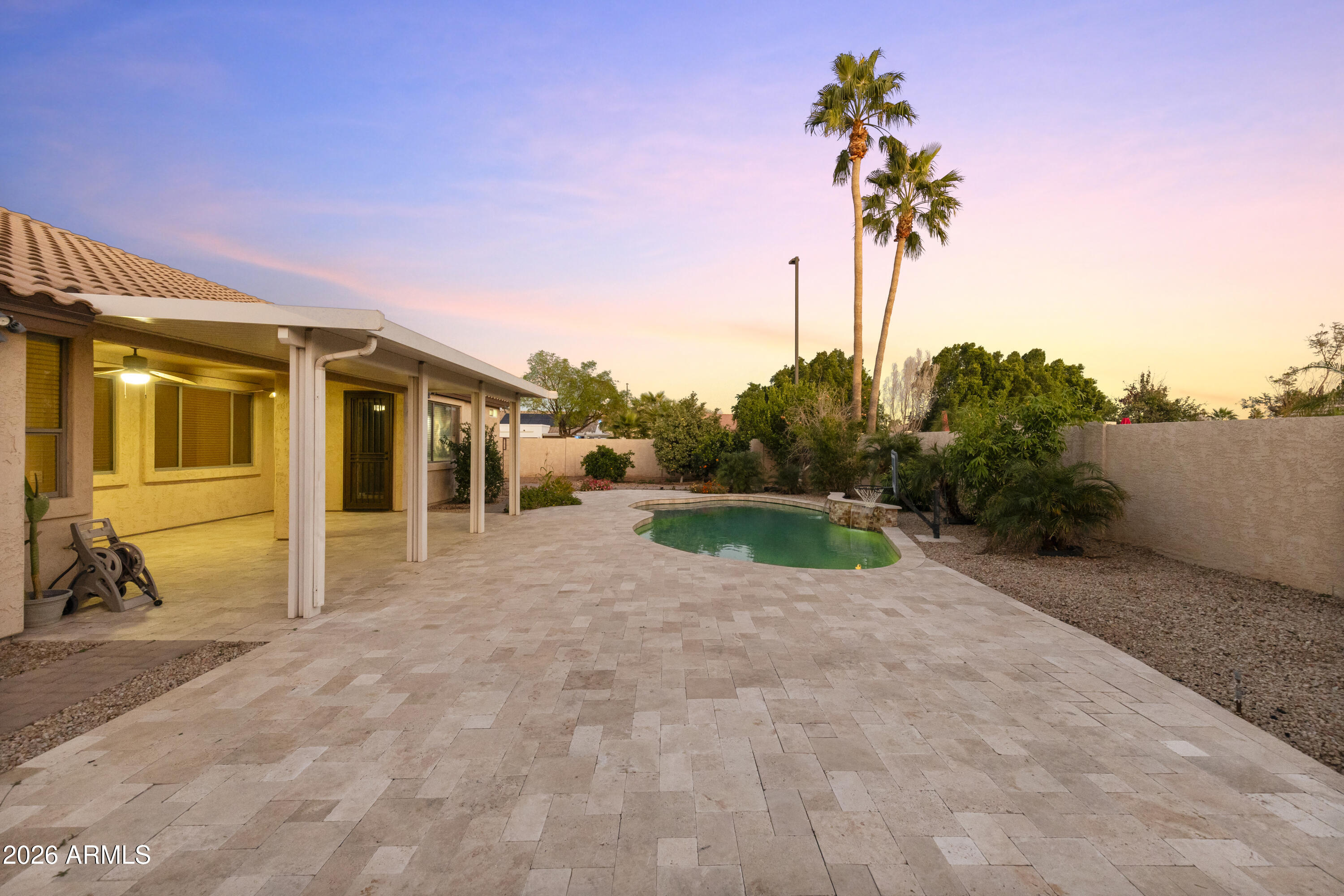 2519 East Rawhide Street Gilbert, AZ 85296 - Photo 25 of 35 a view of a house with backyard and a area