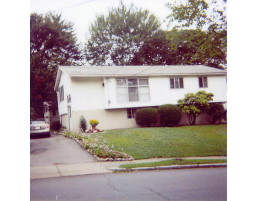a view of a house with a yard and potted plants