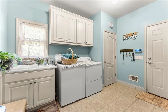 a room with storage and utility